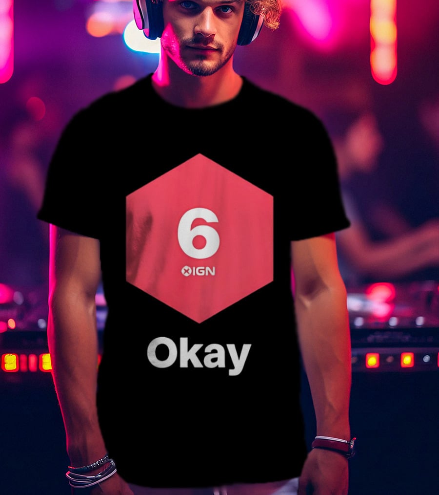 IGN Gaming Review Meme Culture 6 Okay Rating T-Shirt