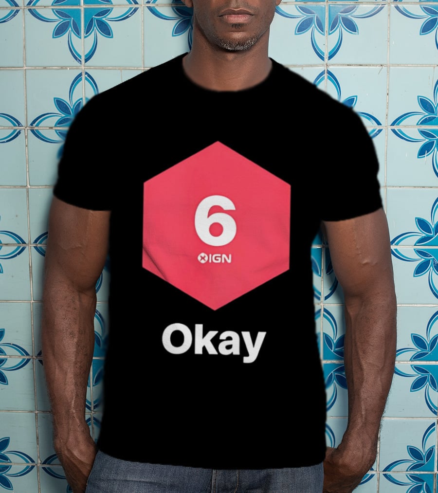 IGN Gaming Review Meme Culture 6 Okay Rating T-Shirt