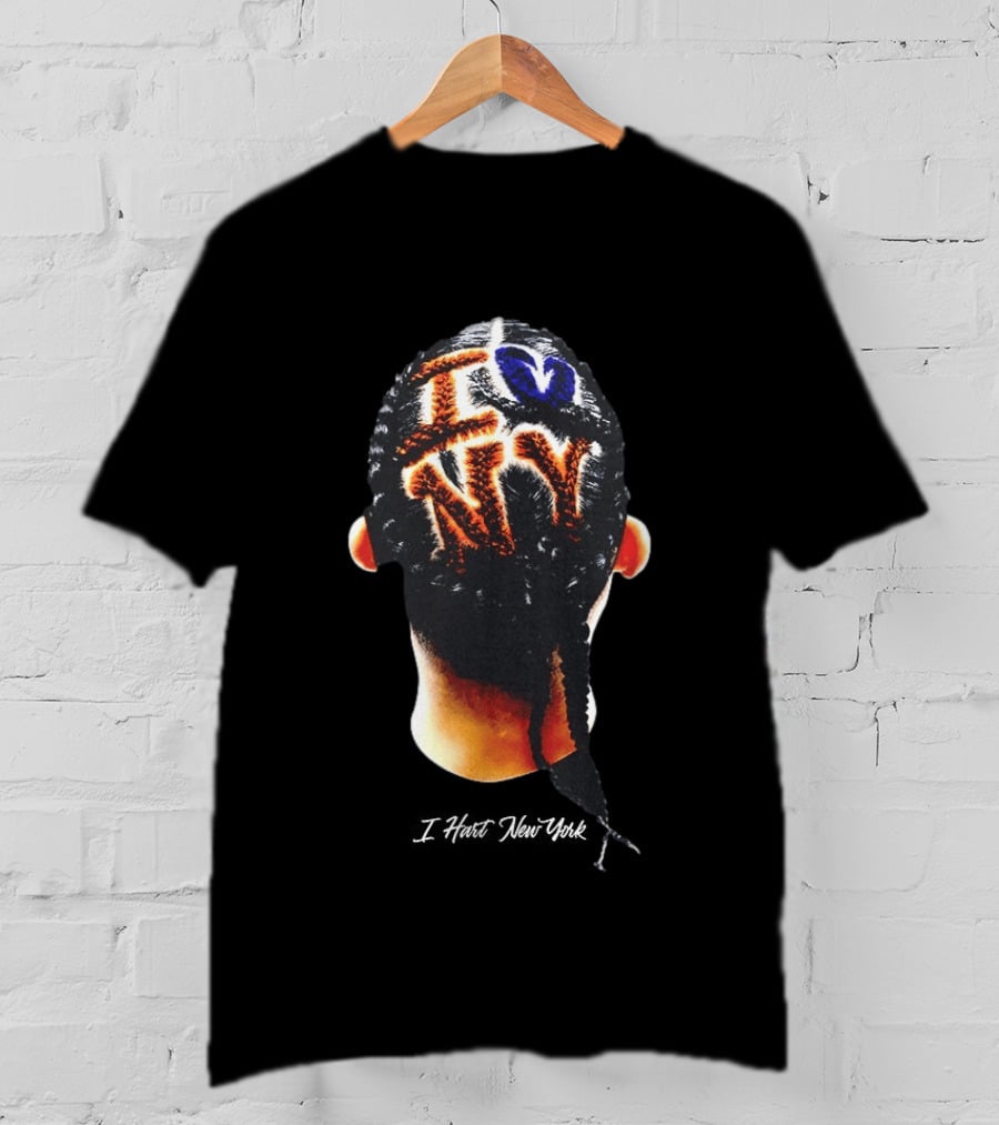 Josh Hart I Love New York Knicks NBA Hair 2026 T-Shirt