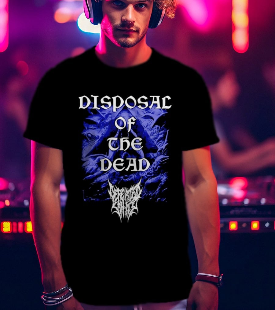 Extreme Death Metal Defecated Saints Disposal Of The Dead T-Shirt