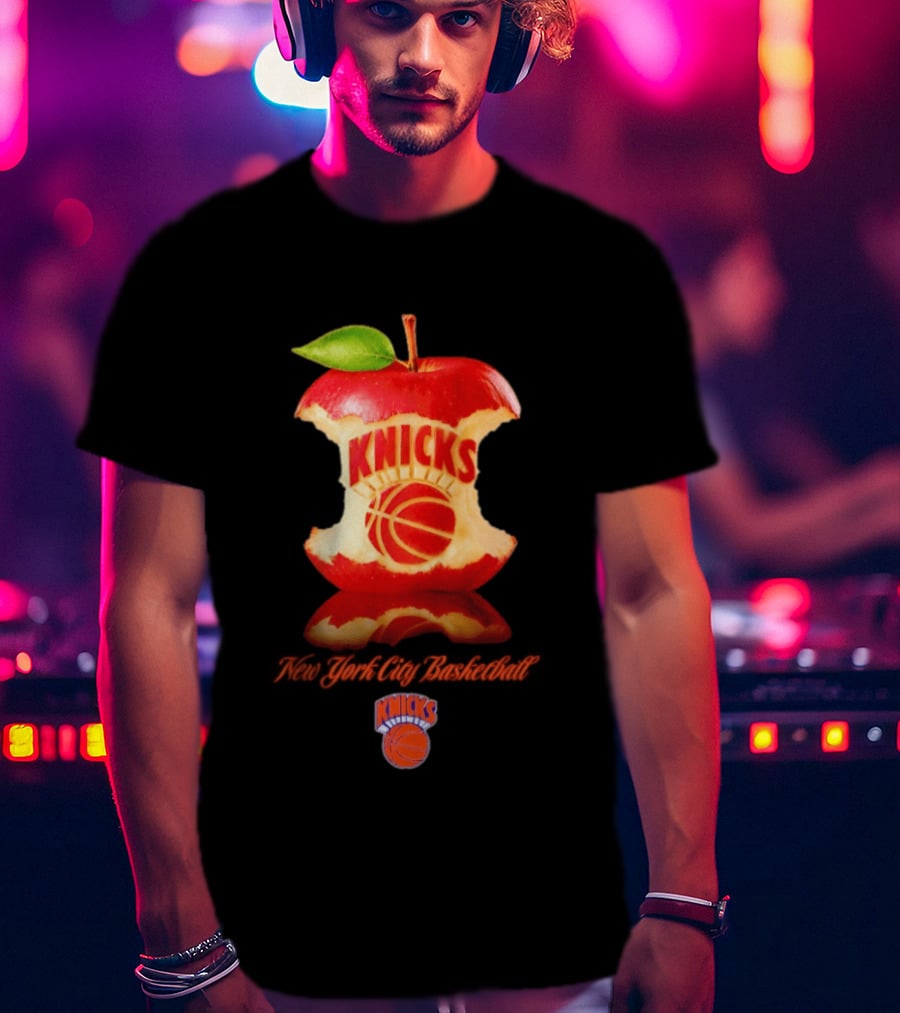 New York Knicks Big Apple Basketball NYC T-Shirt