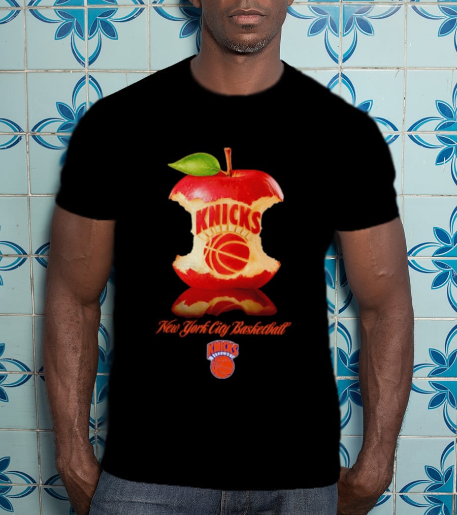 New York Knicks Big Apple Basketball NYC T-Shirt