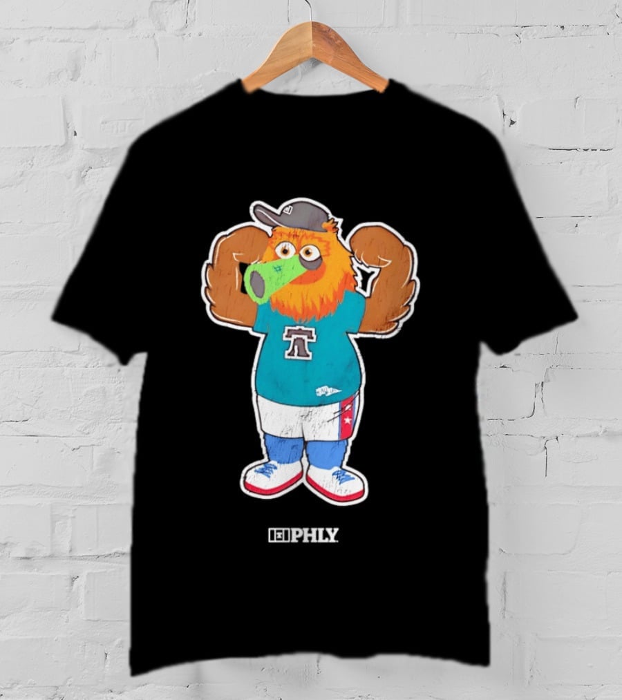Phillie Phanatic Peashooter Phillies Eagles Plants Vs Zombies Mashup PHLY Fan T-Shirt
