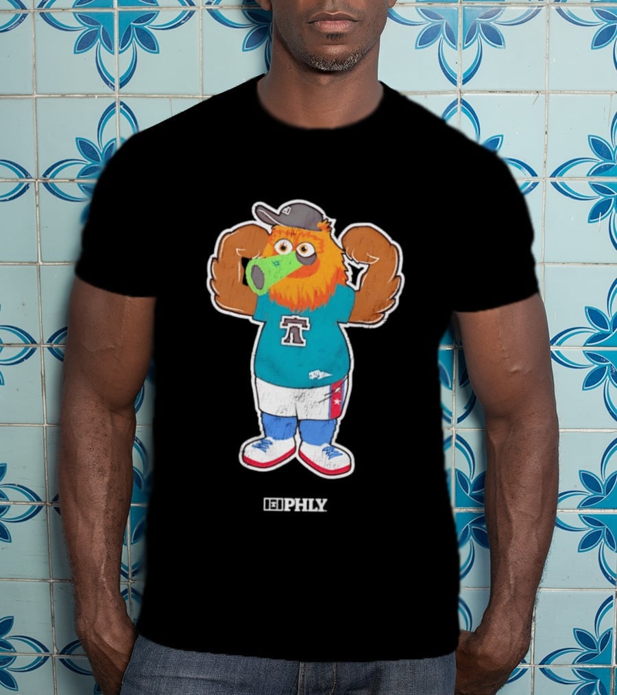 Phillie Phanatic Peashooter Phillies Eagles Plants Vs Zombies Mashup PHLY Fan T-Shirt
