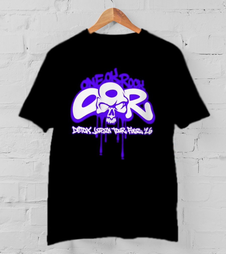 One Ok Rock Cor Skull Detox Japan Tour Final '26 T-Shirt