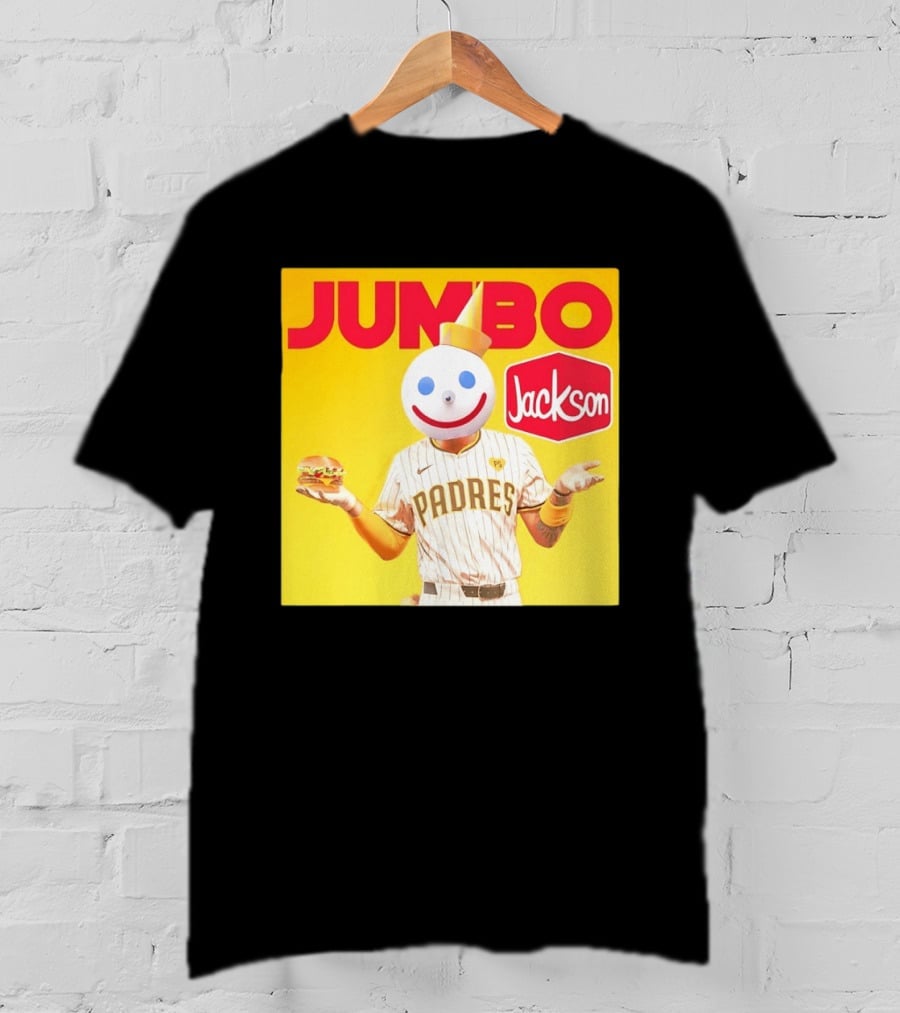 San Diego Padres MLB Jumbo Jack Jackson Collaboration T-Shirt