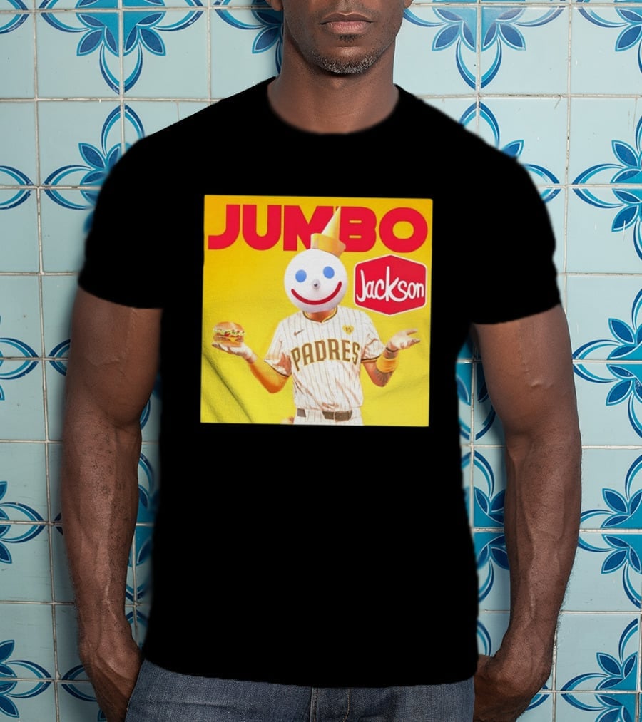San Diego Padres MLB Jumbo Jack Jackson Collaboration T-Shirt
