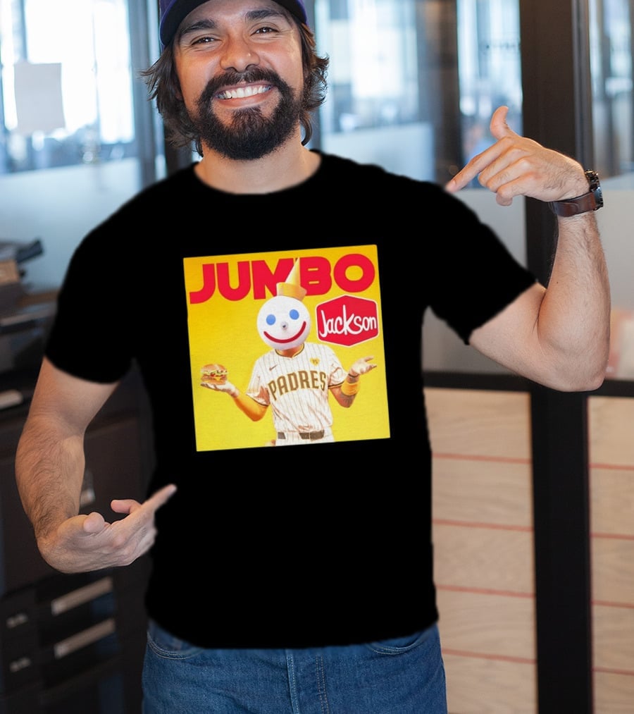 San Diego Padres MLB Jumbo Jack Jackson Collaboration T-Shirt