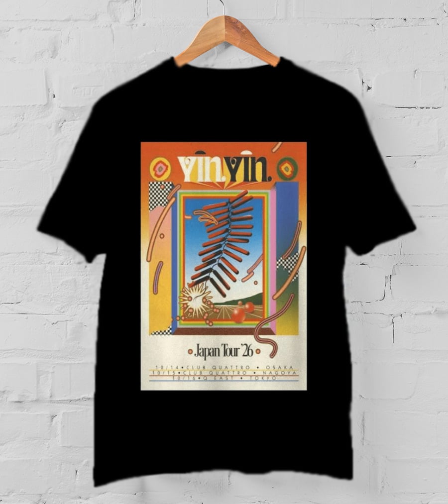 YinYin Japan Tour 2026 Club Quattro Osaka Nagoya Tokyo T-Shirt