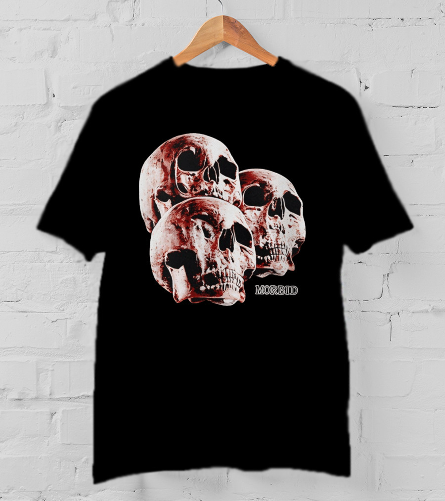 Skulls Skeleton Bones Cranium Head Anatomy Morbid Horror Death Mortality Macabre Incognito T-Shirt