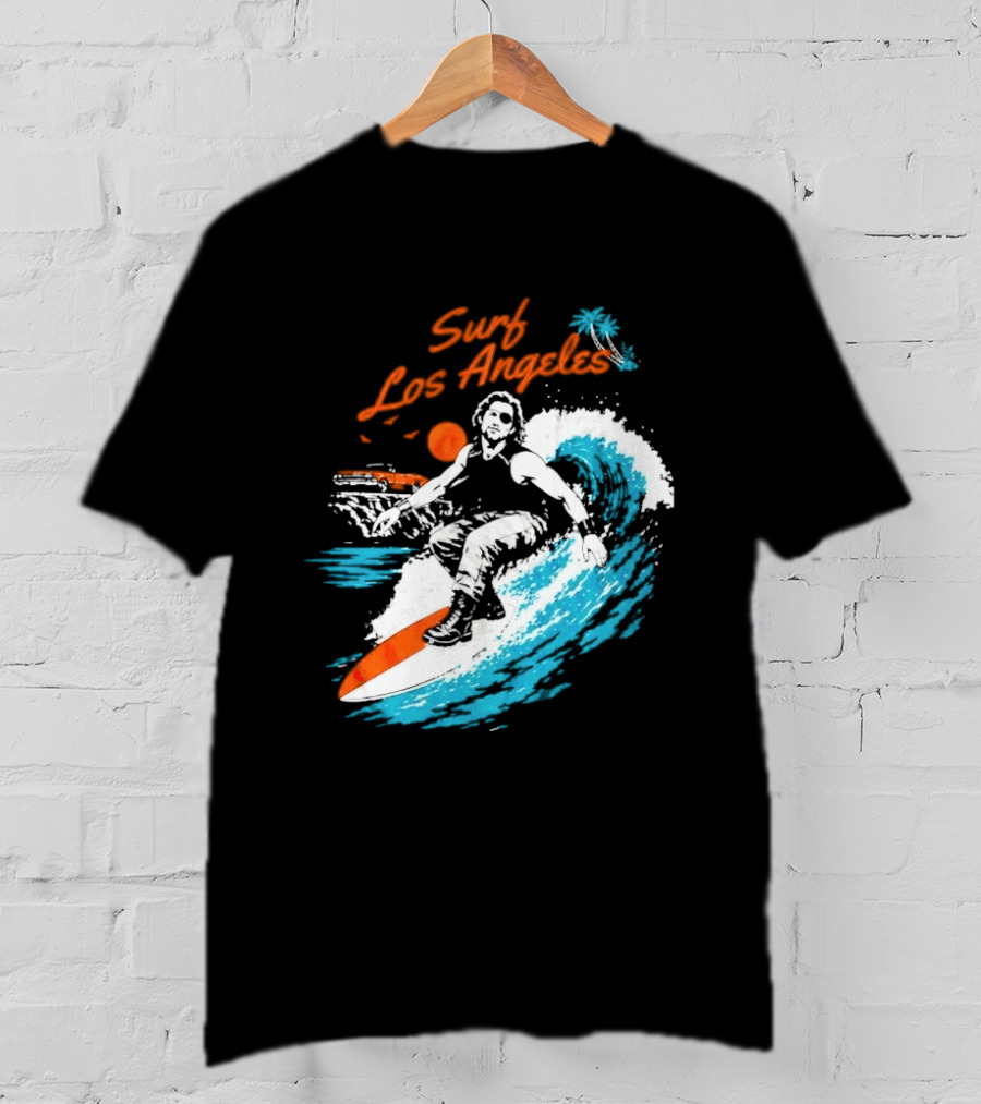 Surf Los Angeles Snake Plissken Escape From New York T-Shirt