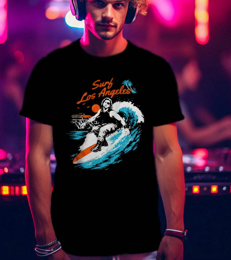 Surf Los Angeles Snake Plissken Escape From New York T-Shirt