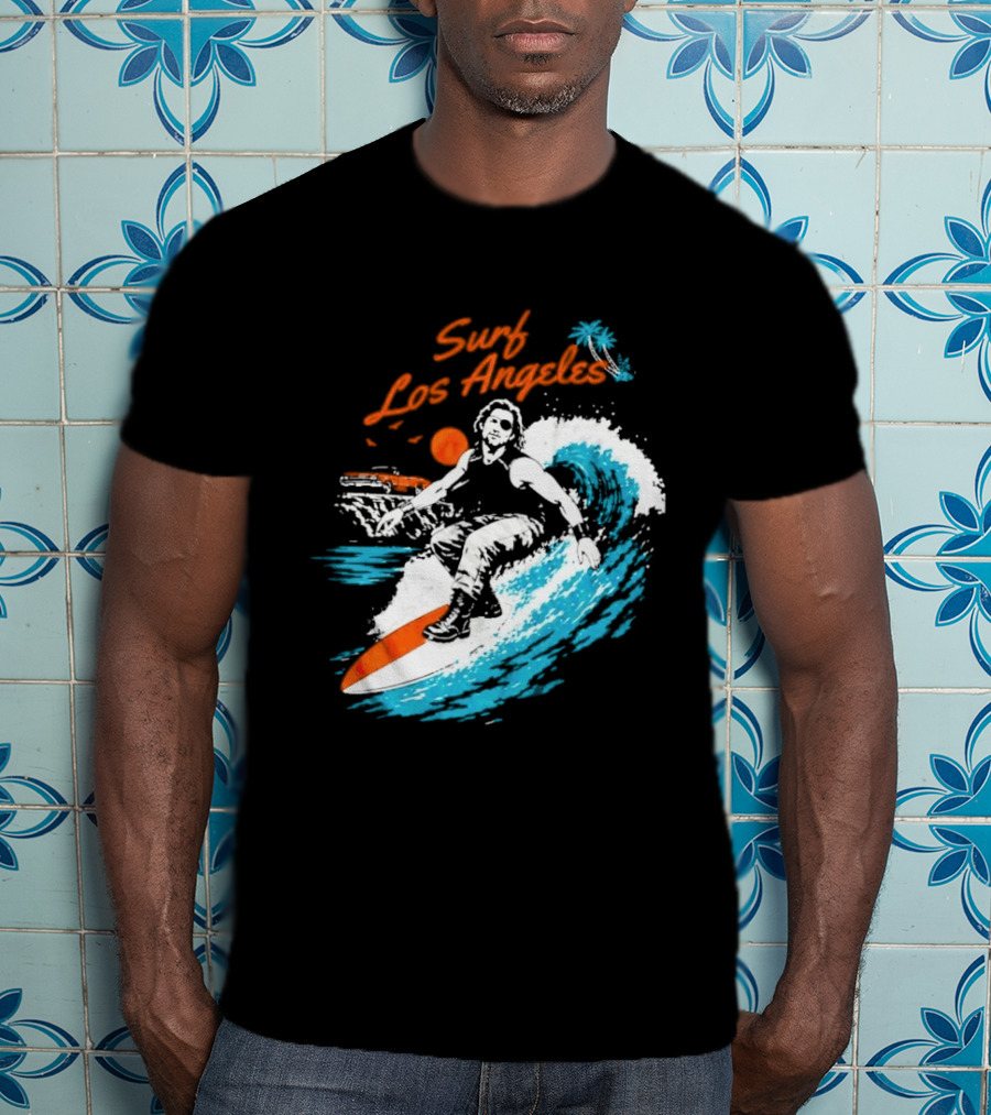 Surf Los Angeles Snake Plissken Escape From New York T-Shirt