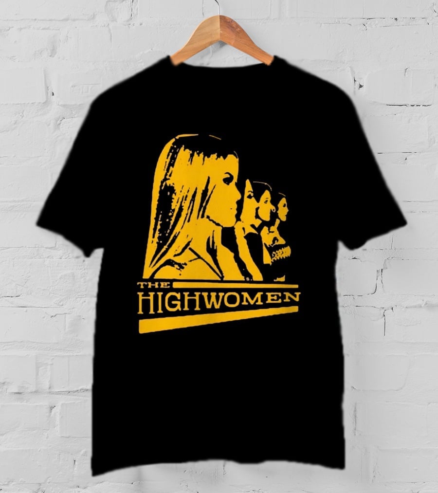 The Highwomen 2026 Group Profile Logo In Bold Yellow T-Shirt