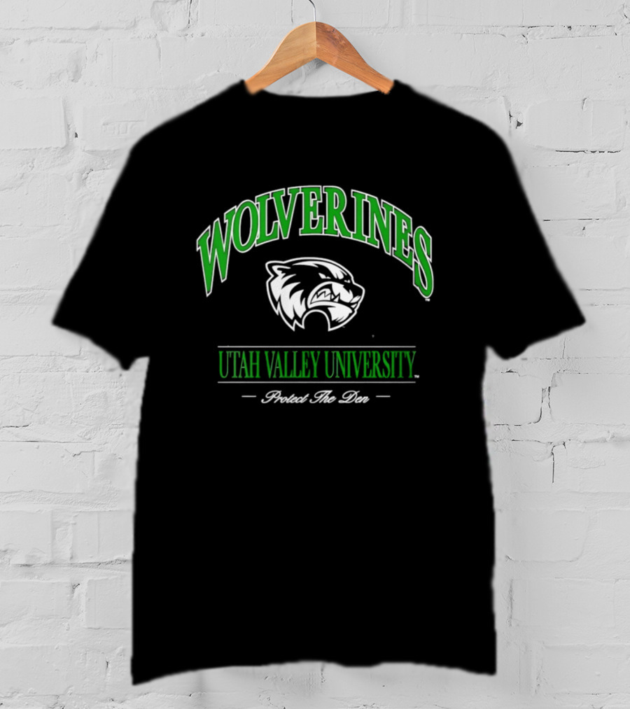 Utah Valley University Wolverines Protect The Den T-Shirt