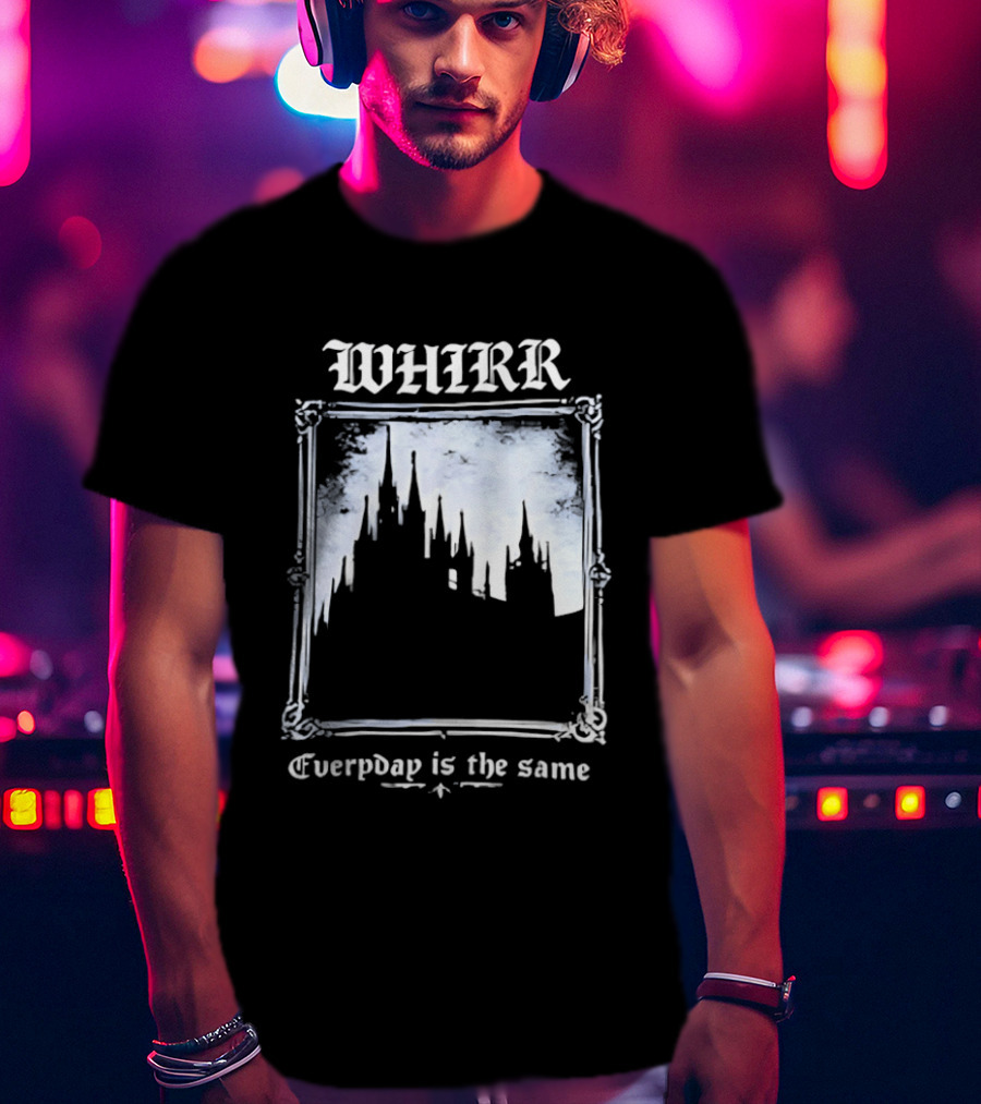 WHIRR Everyday Is The Same Gothic Castle Scene T-Shirt