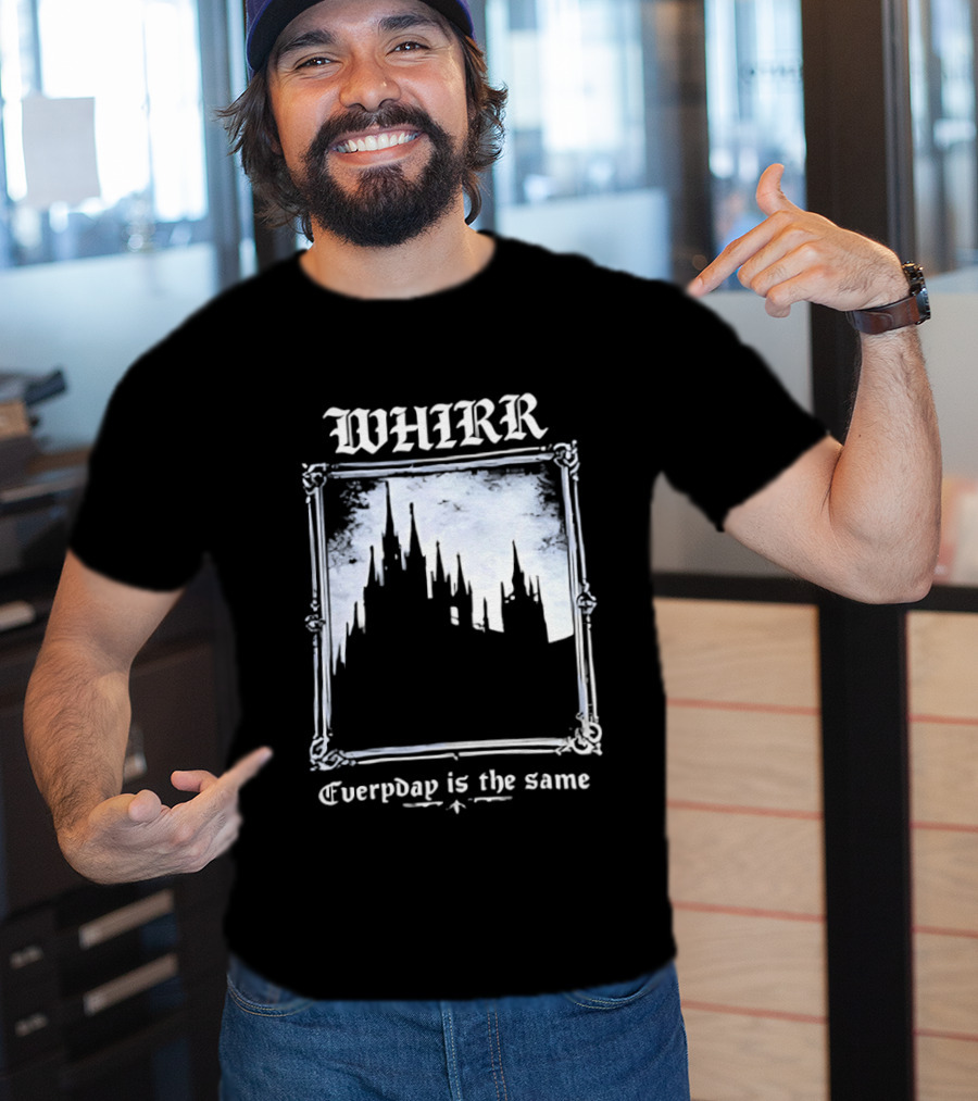 WHIRR Everyday Is The Same Gothic Castle Scene T-Shirt