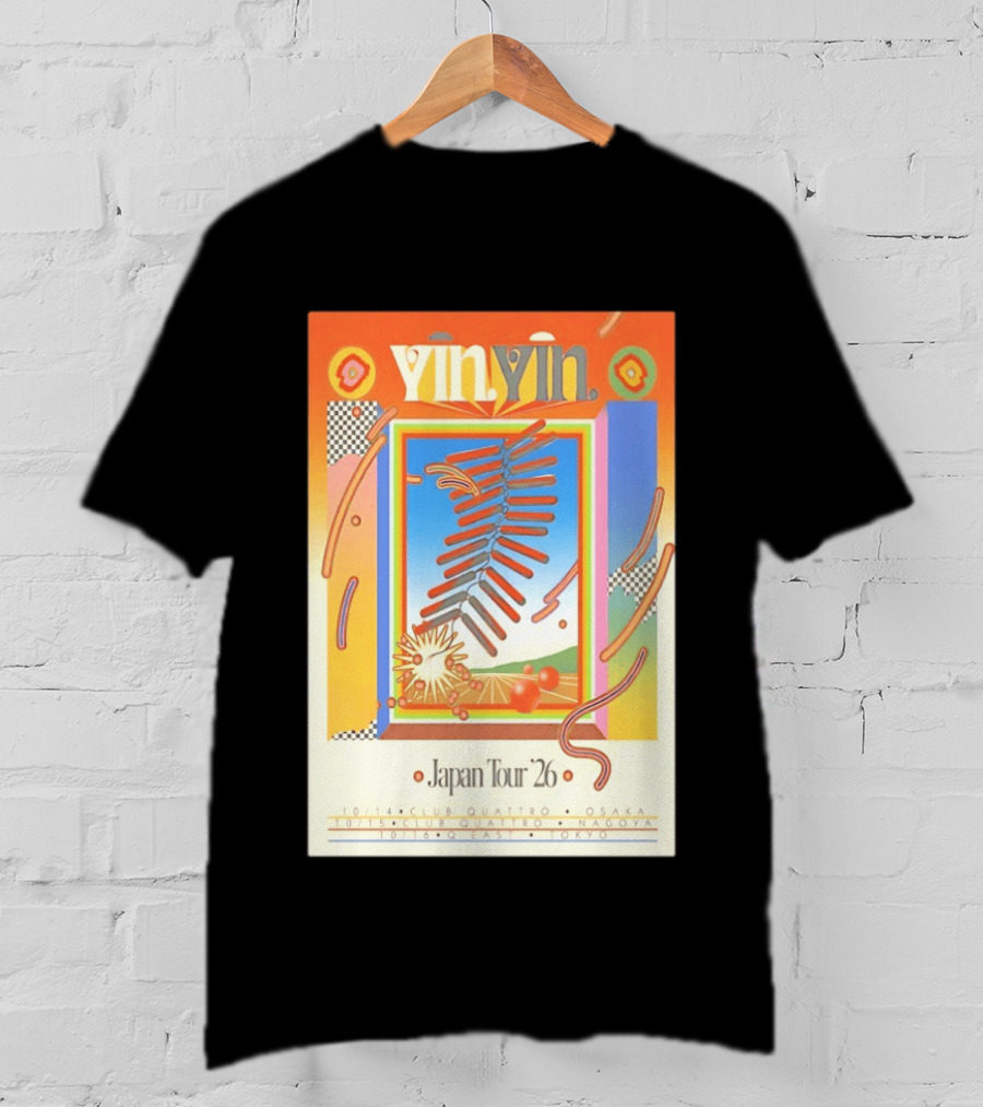 Yin Yin Japan Tour 26 Club Quattro Osaka Nagoya Q East Tokyo T-Shirt