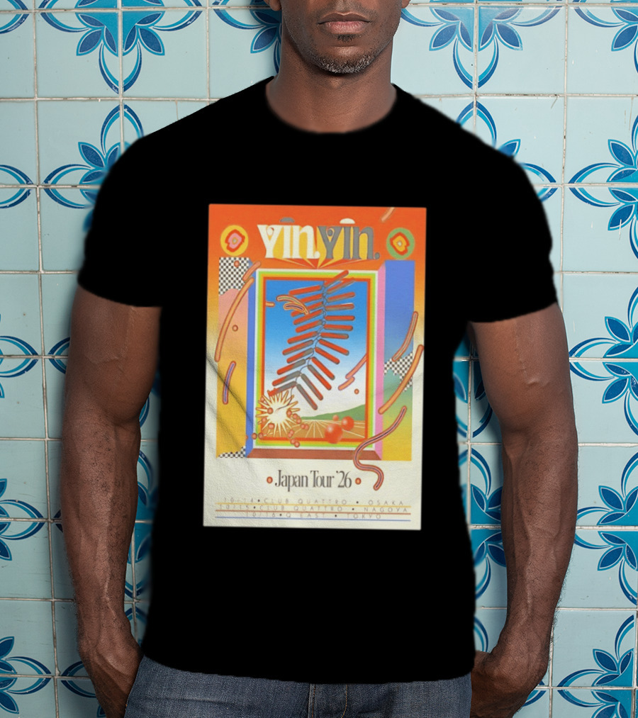 Yin Yin Japan Tour 26 Club Quattro Osaka Nagoya Q East Tokyo T-Shirt
