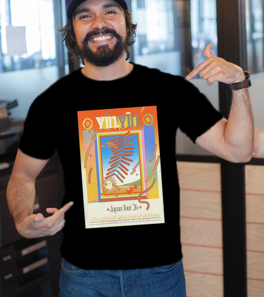 Yin Yin Japan Tour 26 Club Quattro Osaka Nagoya Q East Tokyo T-Shirt