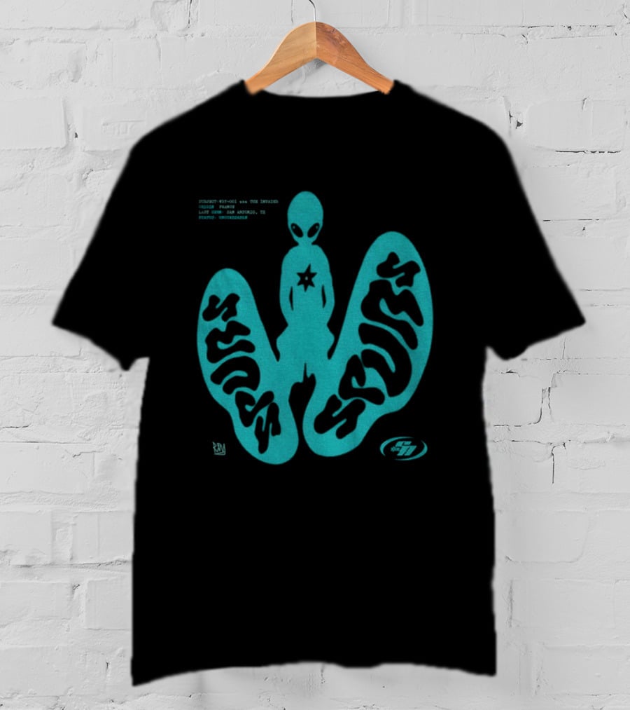 Alien Victor Wembanyama San Antonio Spurs Basketball UFO Subject Aka The Invader 2026 T-Shirt