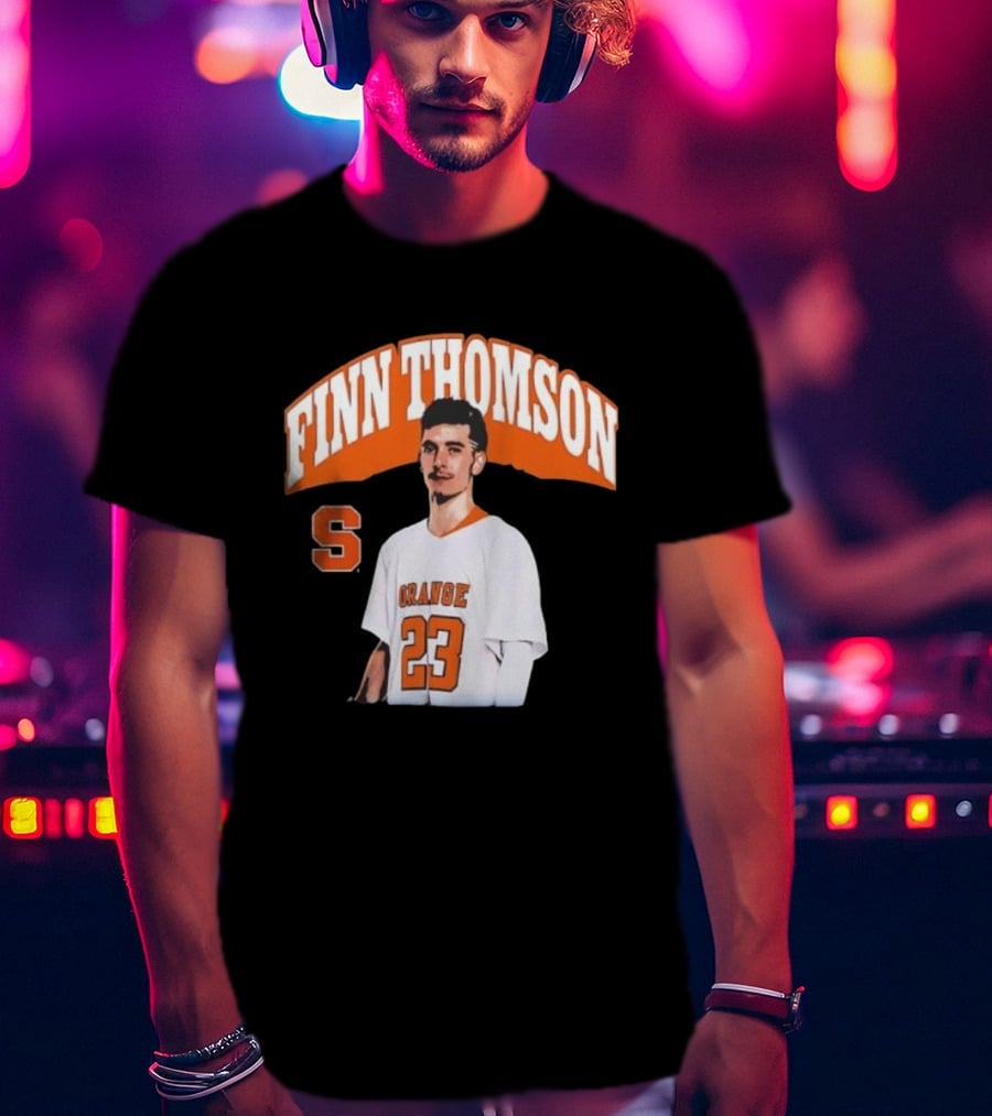 Syracuse Orange Lacrosse Finn Thomson Number 23 T-Shirt