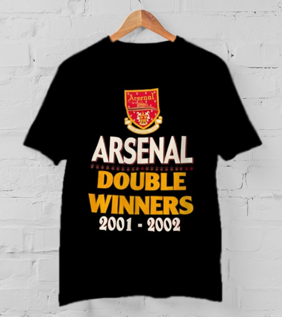 Arsenal Double Winners 2001 2002 T-Shirt