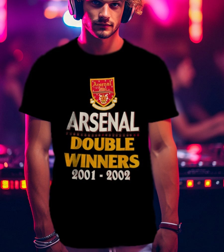 Arsenal Double Winners 2001 2002 T-Shirt