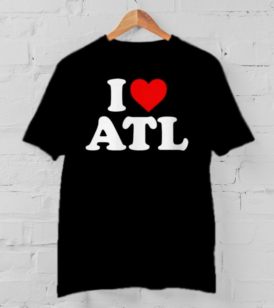 Atlanta Braves I Heart ATL Baseball Team T-Shirt