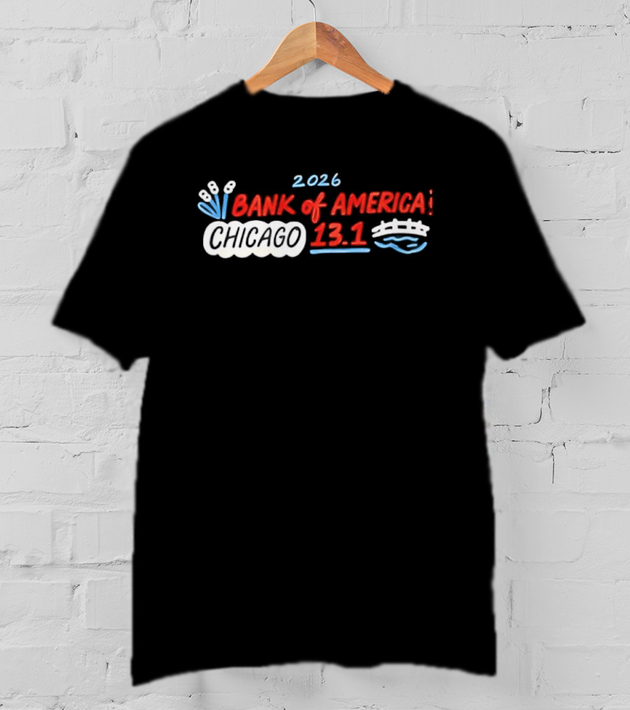2026 Bank Of America Chicago 13.1 Bridge Cat Tails Athletic T-Shirt