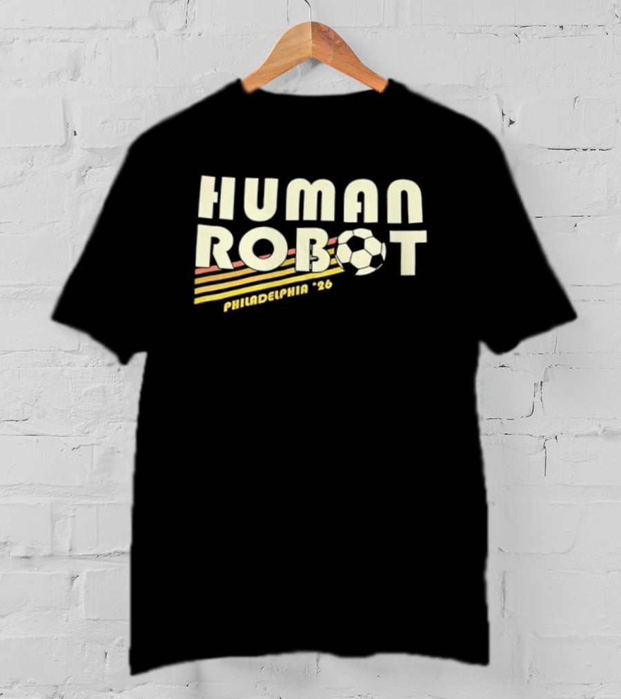 Human Robot Philadelphia 26 Soccer T-Shirt