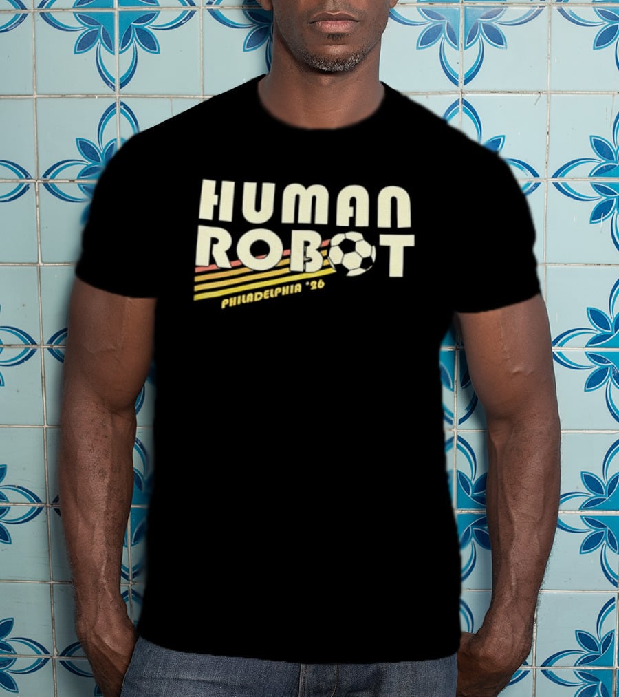 Human Robot Philadelphia 26 Soccer T-Shirt