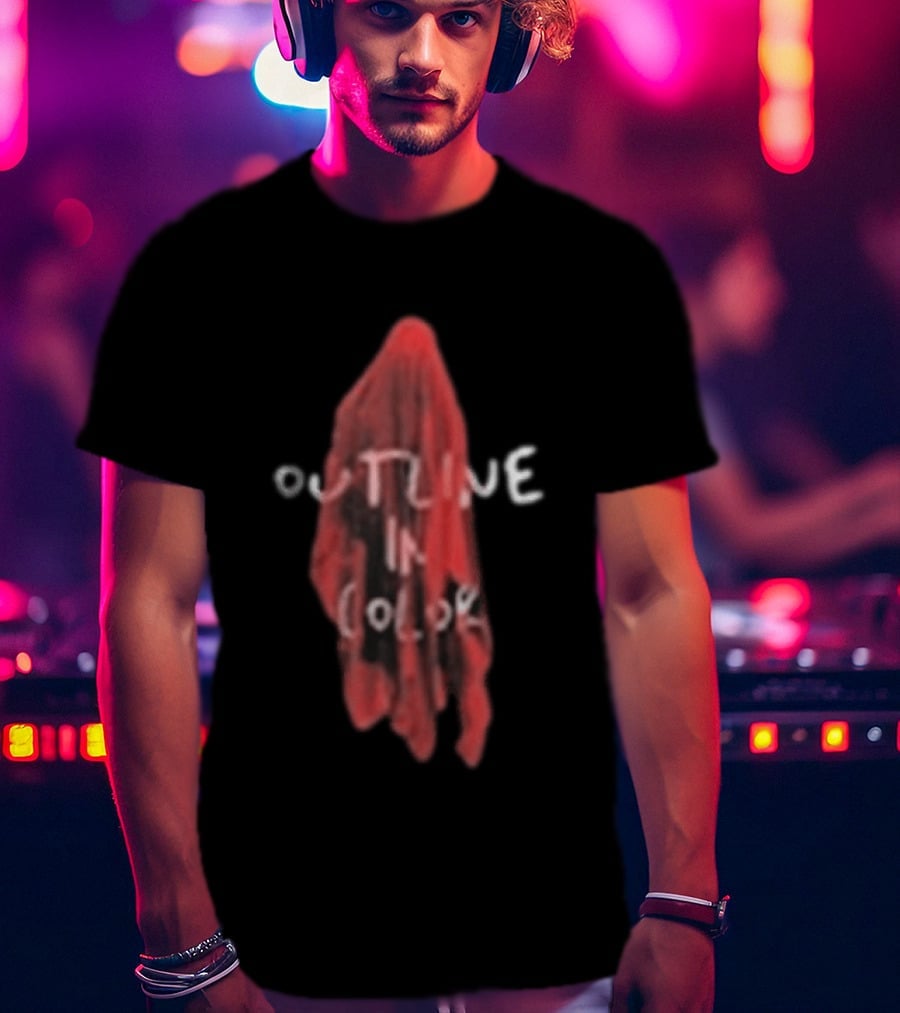 Outline In Color Coast Is Clear Ghost T-Shirt