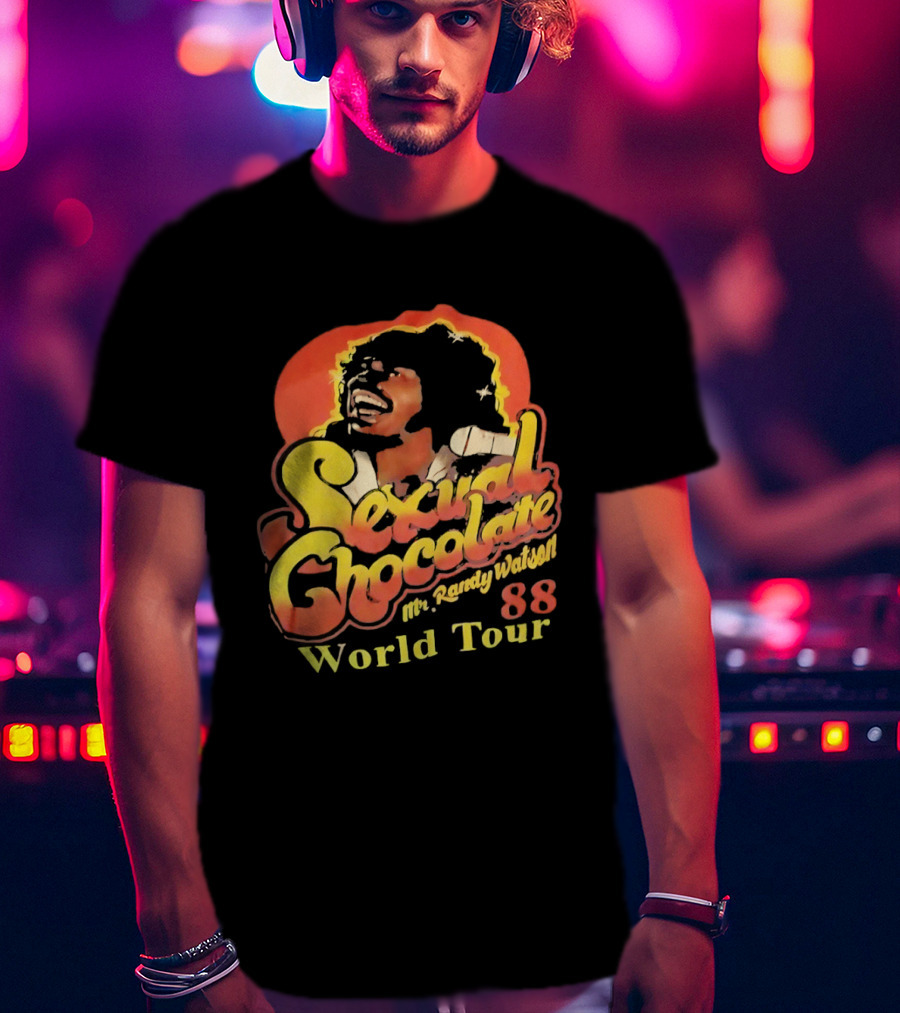 Sexual Chocolate Mr Randy Watson 88 World Tour Eddie Murphy Coming To America T-Shirt