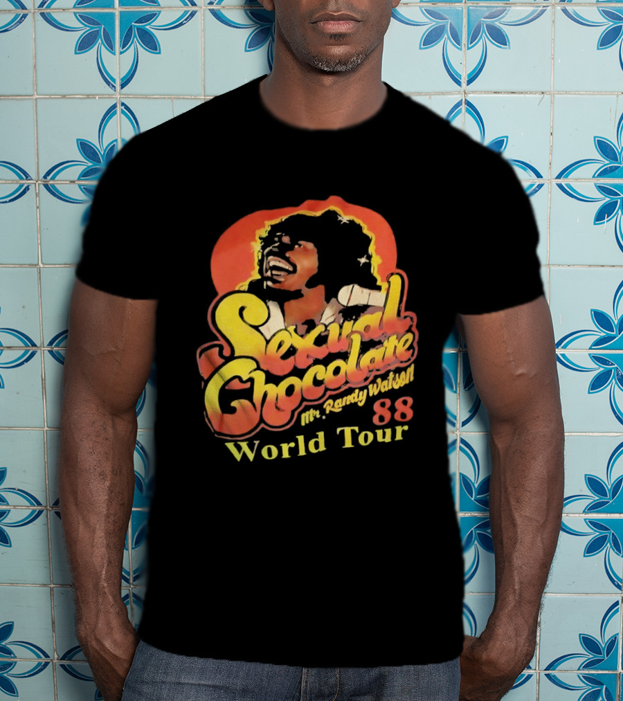 Sexual Chocolate Mr Randy Watson 88 World Tour Eddie Murphy Coming To America T-Shirt