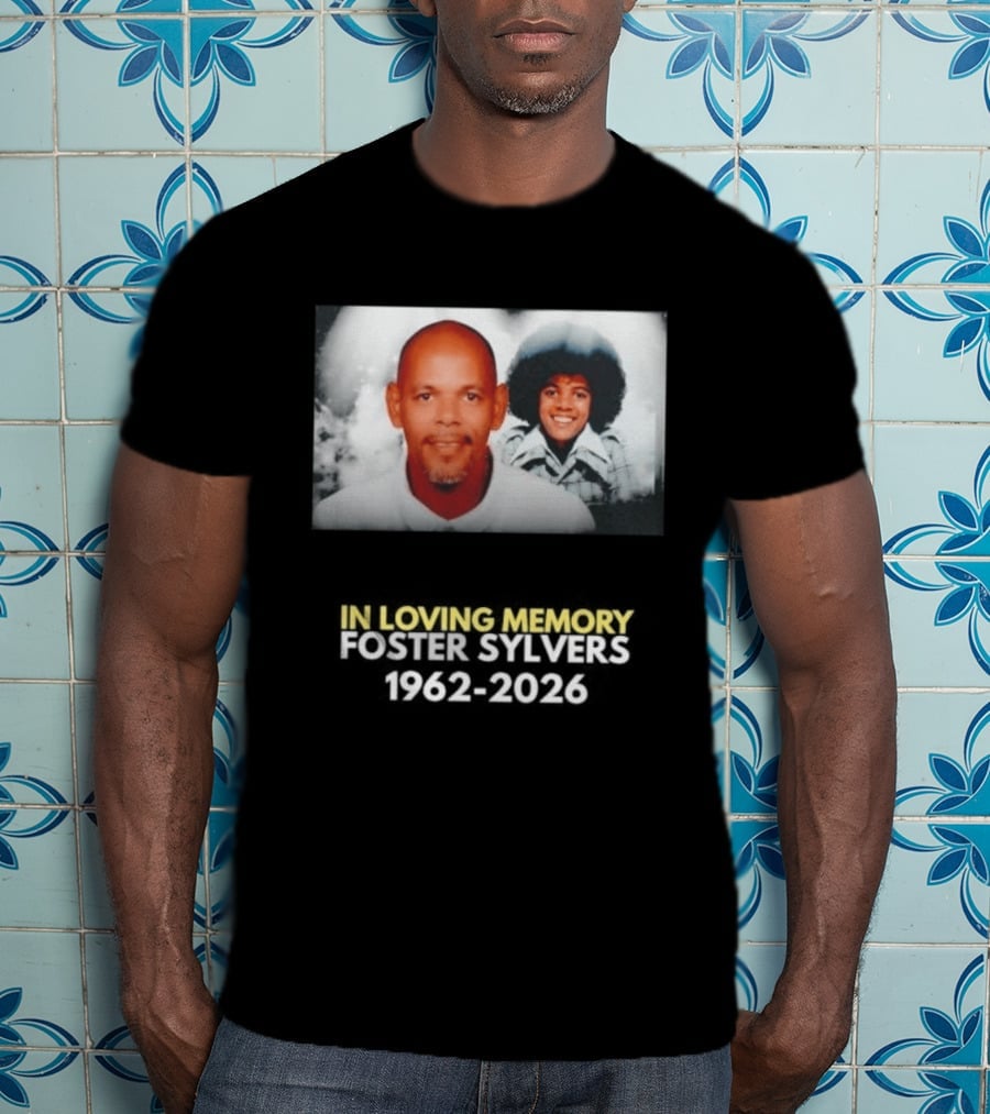 In Loving Memory Foster Sylvers 1962 2026 Memorial Photo T-Shirt