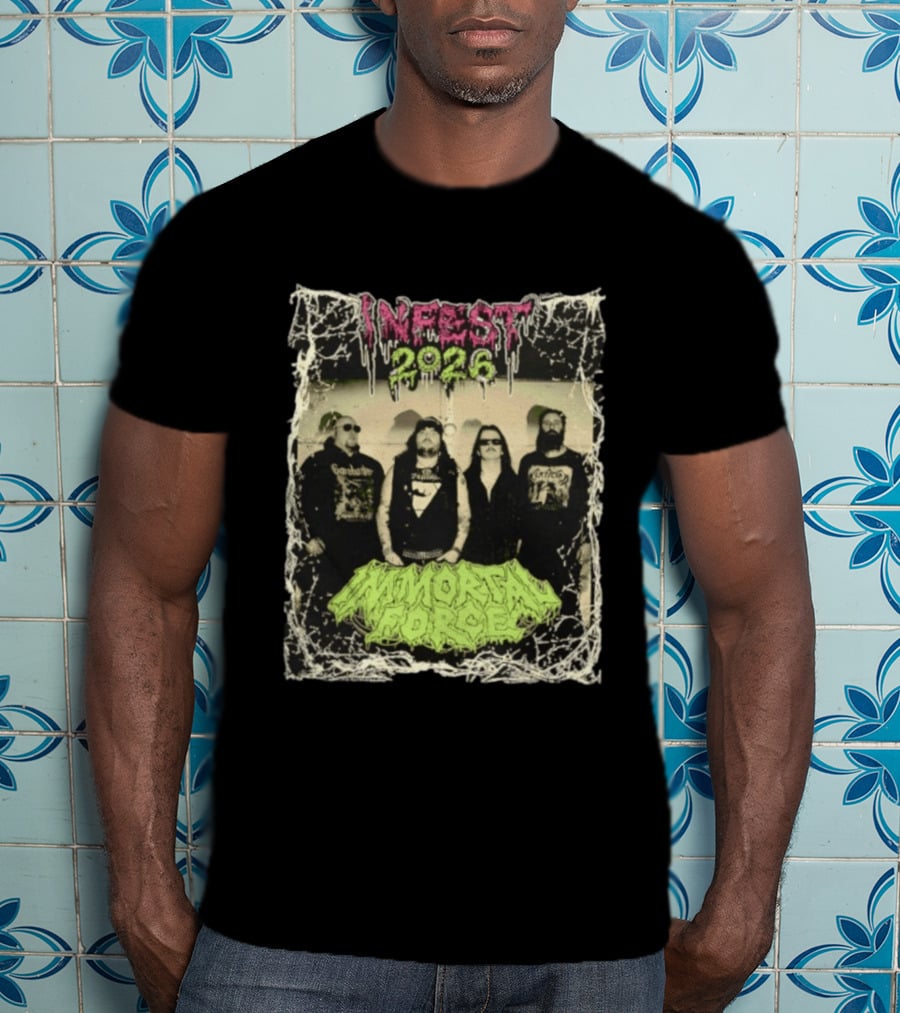 Infest 2026 Death Metal Canada Immortal Force Band T-Shirt