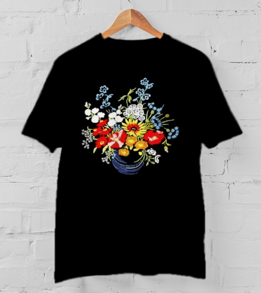 Paige Bueckers Embroidered Floral OKC T-Shirt