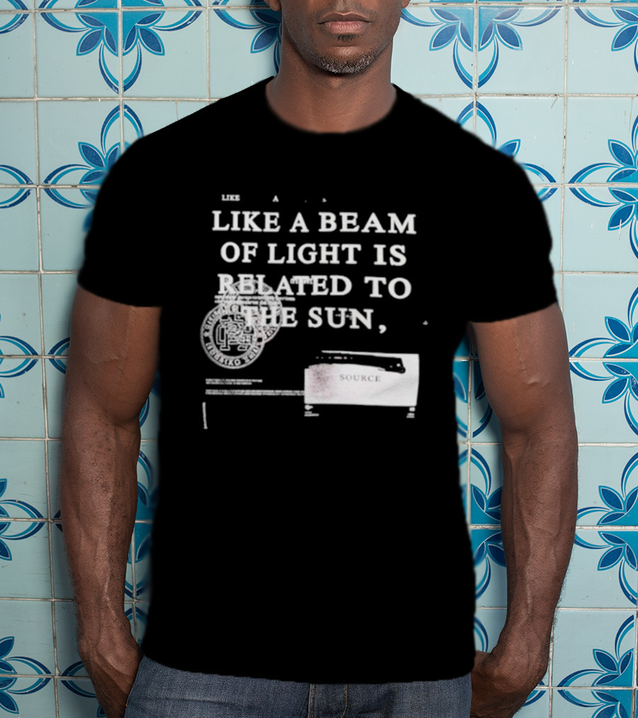 Kyrie Irving Like A Beam Of Light Is Related To The Sun Cosmic Court Vision T-Shirt