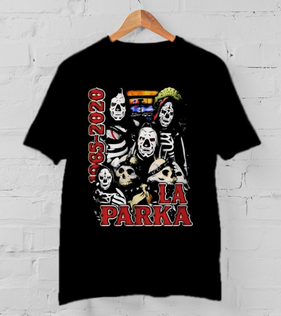 La Parka 1965 2020 Lucha Libre AAA Wrestling Skeleton Warriors T-Shirt