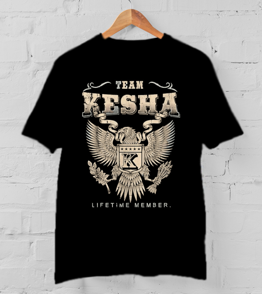 Team Kesha Lifetime Member Eagle T-Shirt