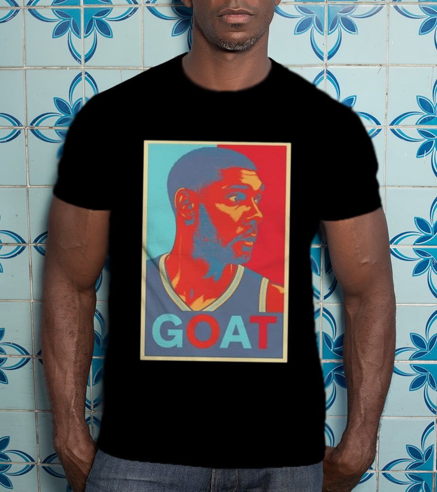 GOAT Tim Duncan San Antonio Spurs T-Shirt