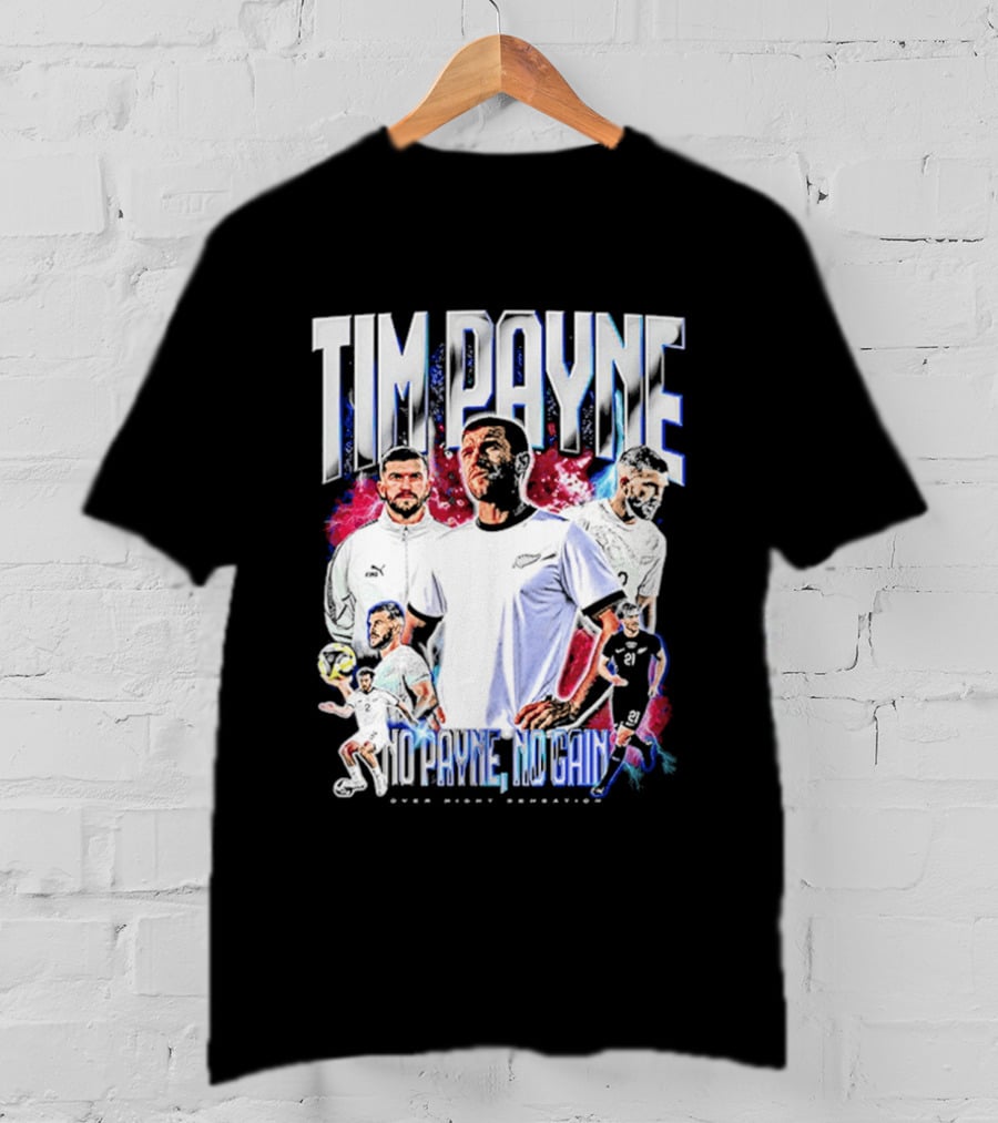 Tim Payne No Payne No Gain Soccer Sports Powerhouse T-Shirt