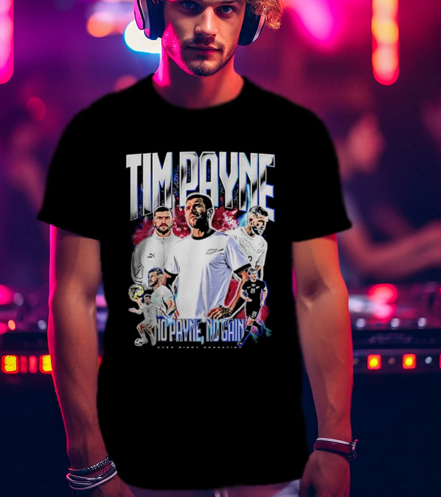 Tim Payne No Payne No Gain Soccer Sports Powerhouse T-Shirt