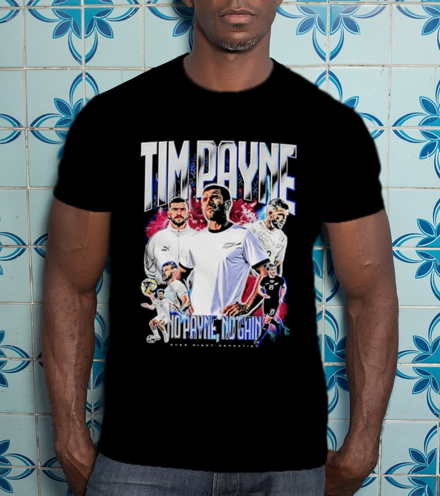 Tim Payne No Payne No Gain Soccer Sports Powerhouse T-Shirt