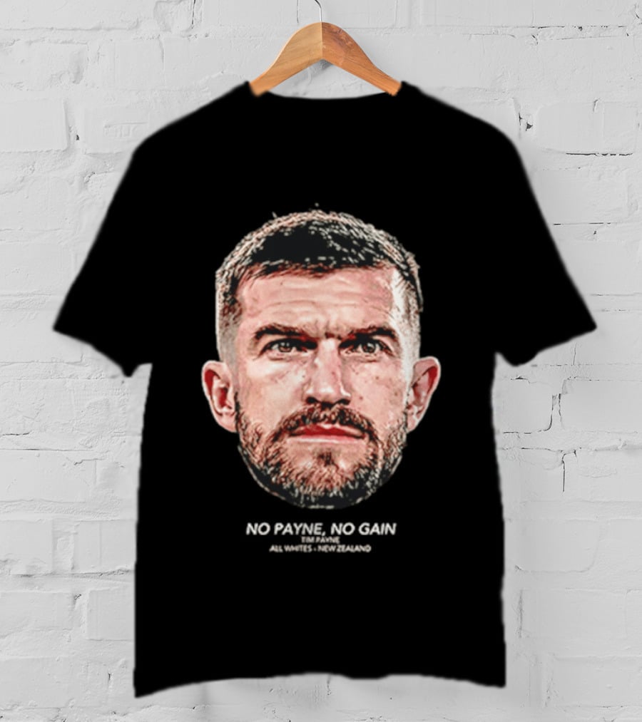 Tim Payne Wellington Phoenix No Payne No Gain Big Head T-Shirt