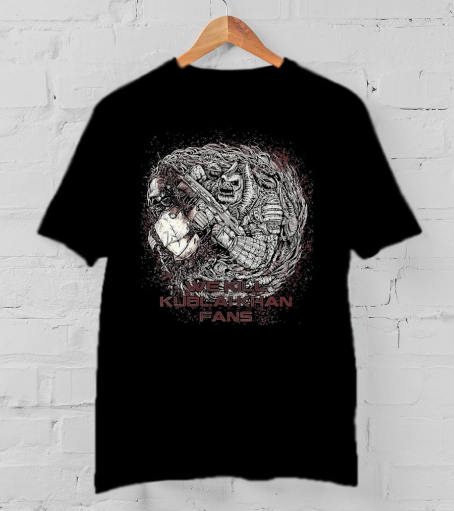 We Kill Kublai Khan Fans Viscera Crown T-Shirt