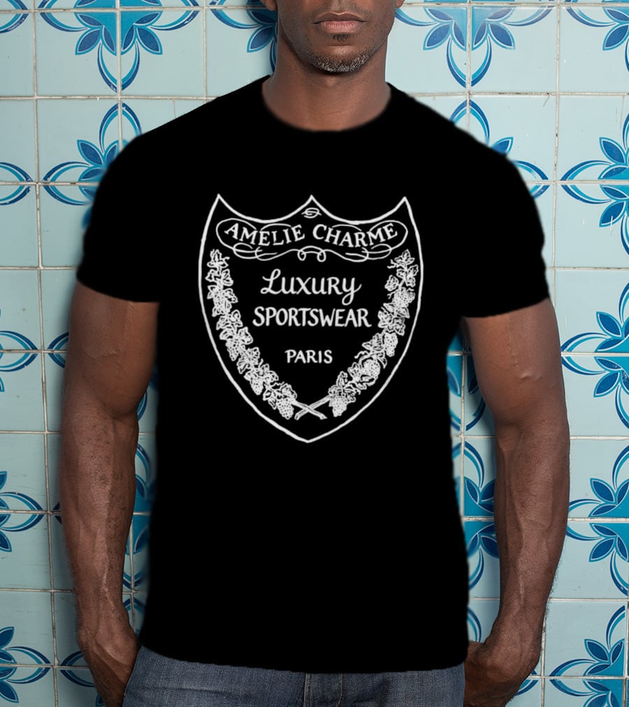 Amelie Charme Luxury Sportswear Paris Elegance T-Shirt