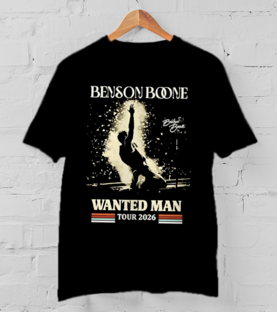 Benson Boone Wanted Man Tour 2026 T-Shirt