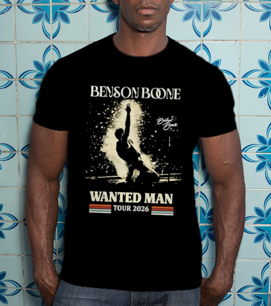 Benson Boone Wanted Man Tour 2026 T-Shirt